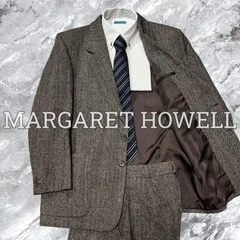 美品 マーガレットハウエル ウール100% 高品質ヘリンボーンツイードジャケット WIDE HERRINGBONE WOOL JACKET | MARGARET HOWELL（マーガレット