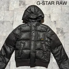 G-STAR RAW ジースター ロウ Down jacket ダウンジャケット ナイロン ジップパーカー レディース ダークグレー サイズS 玉FS1693