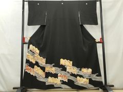 平和屋本店□極上 創業130年 江戸染繍友禅 大彦 九寸名古屋帯 白鷺