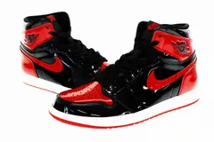 ナイキ NIKE AIR JORDAN 1 RETRO HIGH OG PATENT BRED エアジョーダン1 ハイ パテント ブレッド 555088-063 28 レッド ブランド古着ベクトル 中古▲■250421