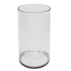【数量限定】ポピー名古屋 フラワーベース PETシリンダー 直径15cmシリーズ 高さ約25cm 円柱 割れない 花器 cool-008 クリア