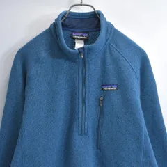 00s〜 patagonia FA14 パタゴニア ベターセーター ハーフジップ プルオーバー フリース ジャケット アウトドア ブルー ヴィンテージ ビンテージ USA アメリカ古着 メンズMサイズ