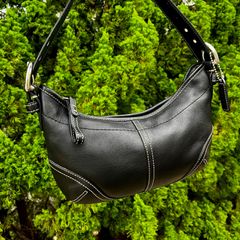 【ほぼ未使用】COACH コーチ ワンショルダー ホーボーバッグ #9541 極美品 コーチ ホーボー ワンショルダーバッグ 9541 レザー y2k 黒