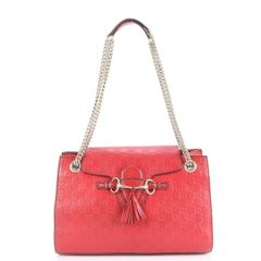 極美品 フェンディ FF ズッカ マンマ バケット バゲット レザー