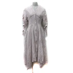 ファーファー furfur ワンピース ロング 七分袖 F ベージュ /YIのサムネイル