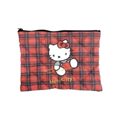 【新品】 Hello Kitty 50th Anniversary キルティングポーチ チェック 1
