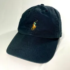POLO RALPH LAUREN 刺繍ロゴ ベースボールキャップ ブラック 定番カラー メンズ レディース ユニセックス シンプルコーデに 調整可能サイズ 送料無料 匿名配送