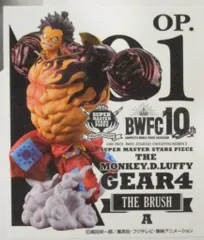バンプレスト アミューズメント一番くじ ワンピース BWFC 造形王頂上決戦3 SUPER MASTER STARS A モンキー・D・ルフィ ギア4 THE BRUSH賞 ブラシ彩色