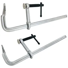 【在庫処分】Socpuro Fクランプ 最大口開300mmX深さ80mm F型 クランプ 木工 溶接作業 固定用 クランプ 2個セット 木工 固定 型クランプ 強力型 合金鋼 360度回転 DIY工具 木材 切削 締付 溶接用クランプ