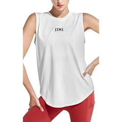 【新品】 [XEXYMIX] ヨガウェア トップス タンクトップ ノースリーブ レディース XWFSL01J1 L アイボリー 0