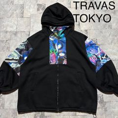 美品】HARE リバーシブルデジタルラインパーカー M レッドパープル 宵