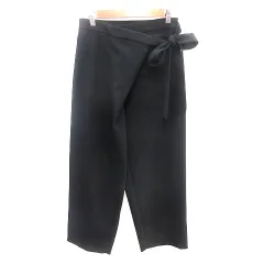 アメリカンラグシー AMERICAN RAG CIE テーパードパンツ ラップ ウエストマーク 0 XS 黒 ブラック /AUのサムネイル