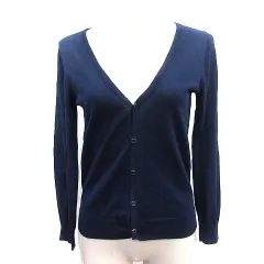 ロペピクニック ROPE Picnic ニットカーディガン 長袖 40 紺 ネイビー /AU