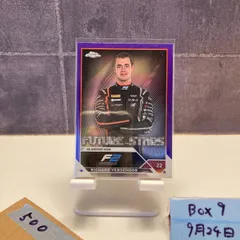 2023 Topps Chrome Richard Verschoor 345/399 Van Amersfoort Racing Future Stars  Purple カード