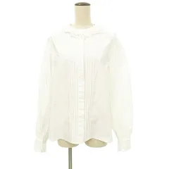 シンゾーン Shinzone 美品 フリル シャツ ブラウス コットン 日本製 F 白 ホワイトのサムネイル
