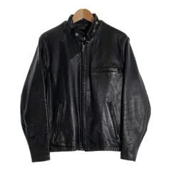 ショット　レザージャケット　裏ボア　ブラック　襟付き　シングルライダース　42 ショット レザージャケット 裏ボア ブラック 襟付き シングル