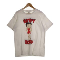 90s TULTEX×Betty boop ビンテージ半袖Tシャツ M ホワイト - メルカリ