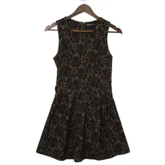 イタリア製★ Rinascimento リナシメント 秋冬 花柄 フラワー 総柄★ ノースリーブ ワンピース Sz.M レディース