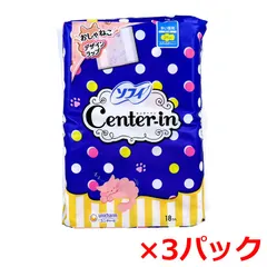生理用ナプキン ユニ・チャーム ソフィ センターイン ふわふわタイプ 多い夜用 羽つき 29cm 18枚入り X3パック