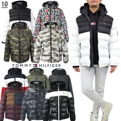 TOMMY HILFIGER トミーヒルフィガー 中綿パフブルゾン 暖かい 冬対策 アウトドア 登山 メンズアウター 中綿ダウン 軽量 通気性 耐風 ギフト プレゼント 【LO1/NAVY×LOGO】【BLP/PAISLEY】【BL7/BLACK×WHITE】