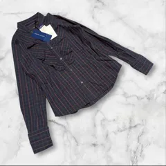 ￥14,000のタグ付き❤【ラルフローレン】（7）シャツ フリル チェック柄