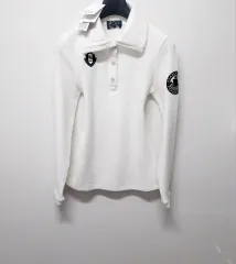 パーリーゲイツ 白 タートルネック フリース 長袖Tシャツ (正規品 新品)