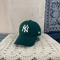 YOUTH NEW ERA ニューヨーク・ヤンキース キッズ ダークグリーン ベースボールキャップ