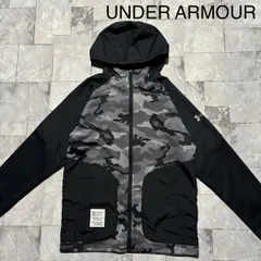 UNDER ARMOUR アンダーアーマー ナイロンジャケット フード ジップパーカー カモフラ 迷彩 スポーツ サイズS 玉FS1716