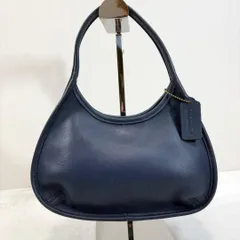 OLD VINTAGE COACH ERGO NAVY HAND BAG