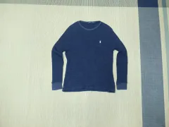 (2XL) ポロラルフローレン メンズ ワッフル ラウンド 長袖 Tシャツ