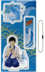 【中古】グッズセット 志村新八 「銀魂 アクリルフィギュア＆チャームコレクション」