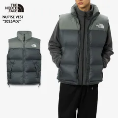 ［2025最新モデル］ THE NORTH FACE ザ ノースフェイス ND92557 ヌプシベスト メンズ ダウン 中綿 Nuptse Vest 定番 FAヒューズボックスグレー XL