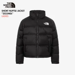 ［2025最新モデル］ THE NORTH FACE ザ ノースフェイス NDW92555 ショートヌプシジャケット レディース ダウン 中綿 Short Nuptse Jacket 定番 Kブラック XL