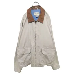 【Eddie Bauer】90'sレザー襟 ハンティングジャケット A-2952