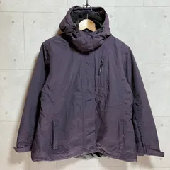 Eddie Bauer エディーバウアー WEATHEREDGE マウンテンパーカー ナイロン ジャケット 裏フリース アウター XL パープル 紫 メンズ SG349-7