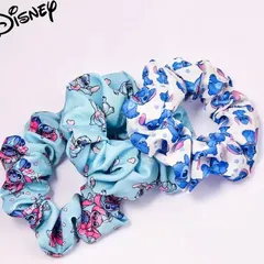 スティッチ　シュシュ　3種セット　子供　ヘアアクセサリー　キッズ　レディース　ディズニー