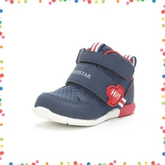 【在庫セール】12~15cm マジック 0.5cm有 3E 男の子 幅広 女の子 スニーカー ベビー ベビーシューズ MS [ムーンスター] B140