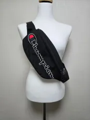 チャンピオン ブラック ウェスト ヒップバッグ