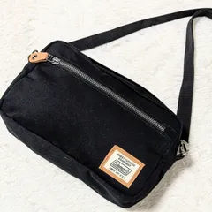 Coleman コールマン 2way ミニショルダーバッグ JOURNEY ジャーニー ミニポーチ 肩掛け 斜め掛け クロスボディ ポシェット メッセンジャー バッグ 鞄 普段使い 軽量 キャンバス 黒 ブラック