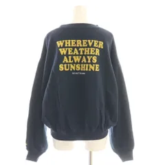 フリークスストア FREAKS STORE クルーネックスウェットトップス トレーナー 長袖 F 紺 ネイビー /AT ■OS