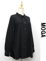 MOGA ソアコティオーガンジーシャツブラウス 村山佳世子コラボ タック