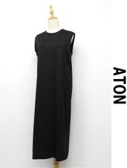 さるとる 様 ATON エイトン◇ノースリーブ コットンオールインワン