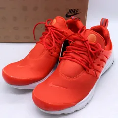 ナイキ スニーカー ローカット 347635-881 エアプレスト シューズ 靴 メンズ Lサイズ オレンジ NIKE 【中古】