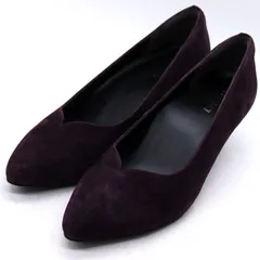 リフレクト パンプス 幅広 3E ブランド シューズ 靴 レディース 1月24日サイズ パープル Reflect 【中古】