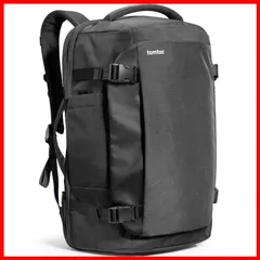 【即日発送】機内持ち込み ビジネス 40L バックパック 旅行バッグ カバン 大容量 リュックサック メンズ 多機能 リュック 17.3型PC対応 撥水加工 部活 旅行 合宿 通学 通勤 [tomtoc] トラベル 出張 黒