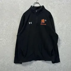 アンダーアーマー（XL）ハーフジップスウェット＊コールドギア＊裏起毛＊アメカジ