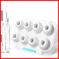 AirPods 説明書付き、Apple Pro Pro と 交換用 ノイズリダクションホール、内蔵防塵ネット イヤーチップ ソフトシリコン耳栓 イヤーピース（2023/2022/2019）せいじょうペン装備 (XS/S/M/Lサイズ 第1/2世代 各1ペア)