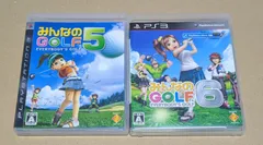 みんなのGOLF5 みんなのGOLF6 PS3 2点セット みんなのゴルフ5 みんなのゴルフ6