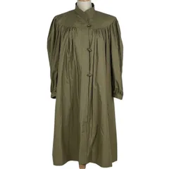 【希少】YVES SAINT LAURENT 金ボタン ノーカラー ジャケット緑 希少】YVES SAINT LAURENT 金ボタン ノーカラー ジャケット緑