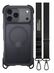 新品 【MagEasy】 iPhone 17 Pro Max 対応 ケース クリア ショルダー ストラップ MagSafe 対応 耐衝撃 スマホケース マグセーフ 透明 頑丈 ショルダーケース [ iPhone17ProMax 対応 携帯ケース ] Odyss